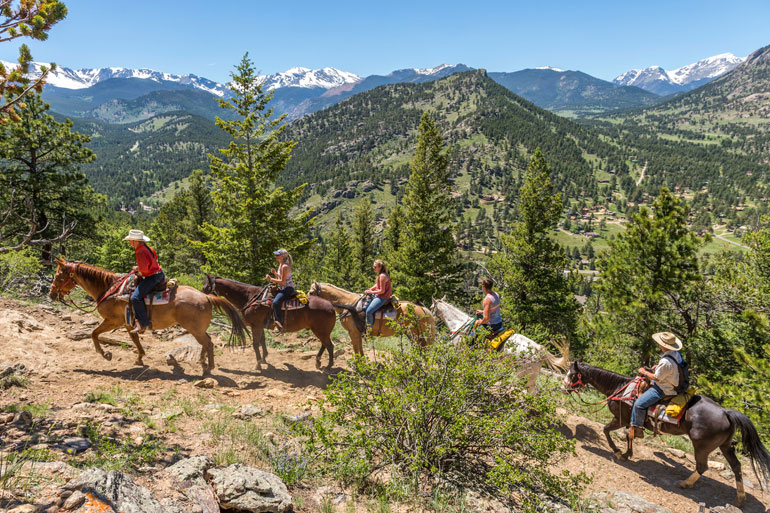 2 Hour Horseback Ride in Rocky Mountain National Park
